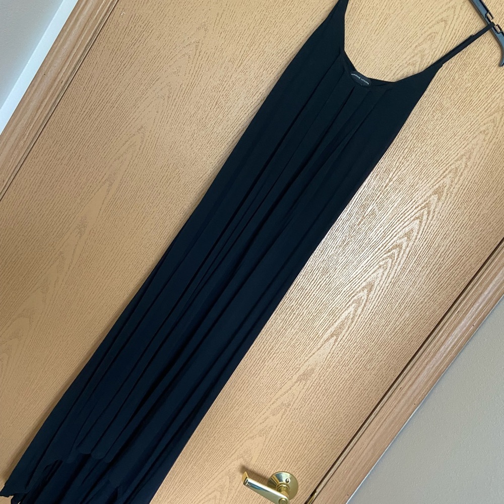 Black hi-low dress